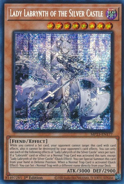 Lady Labrynth of the Silver Castle (Prismatic Secret Rare) [MP23-EN177-PrSR]