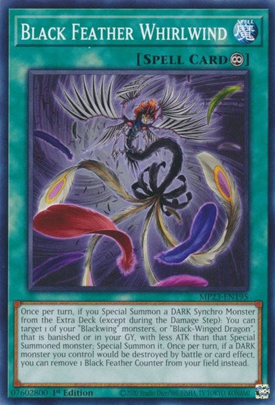 Black Feather Whirlwind (Common) [MP23-EN195-C]