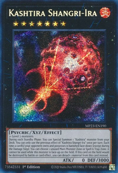 Kashtira Shangri-Ira (Prismatic Secret Rare) [MP23-EN190-PrSR]
