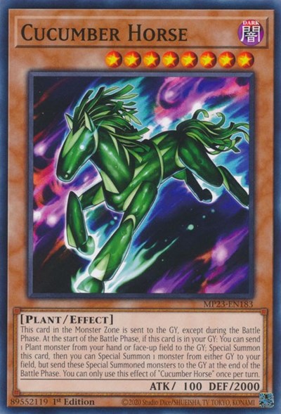 Cucumber Horse (Common) [MP23-EN183-C]