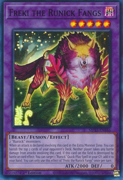 Freki the Runick Fangs (Super Rare) [MP23-EN186-SuR]
