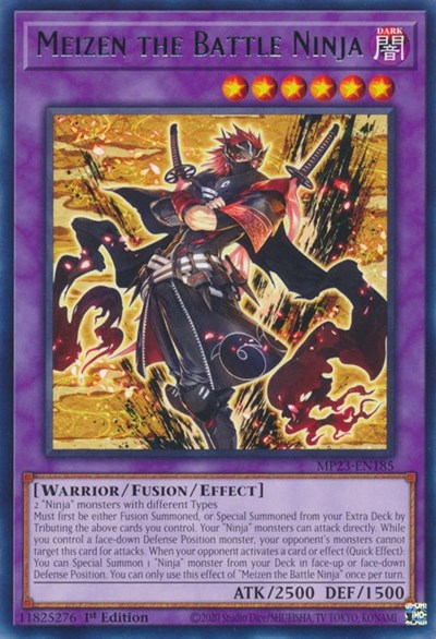 Meizen the Battle Ninja (Rare) [MP23-EN185-R]