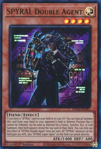 SPYRAL Double Agent (Ultra Rare) [MP23-EN283-UR]