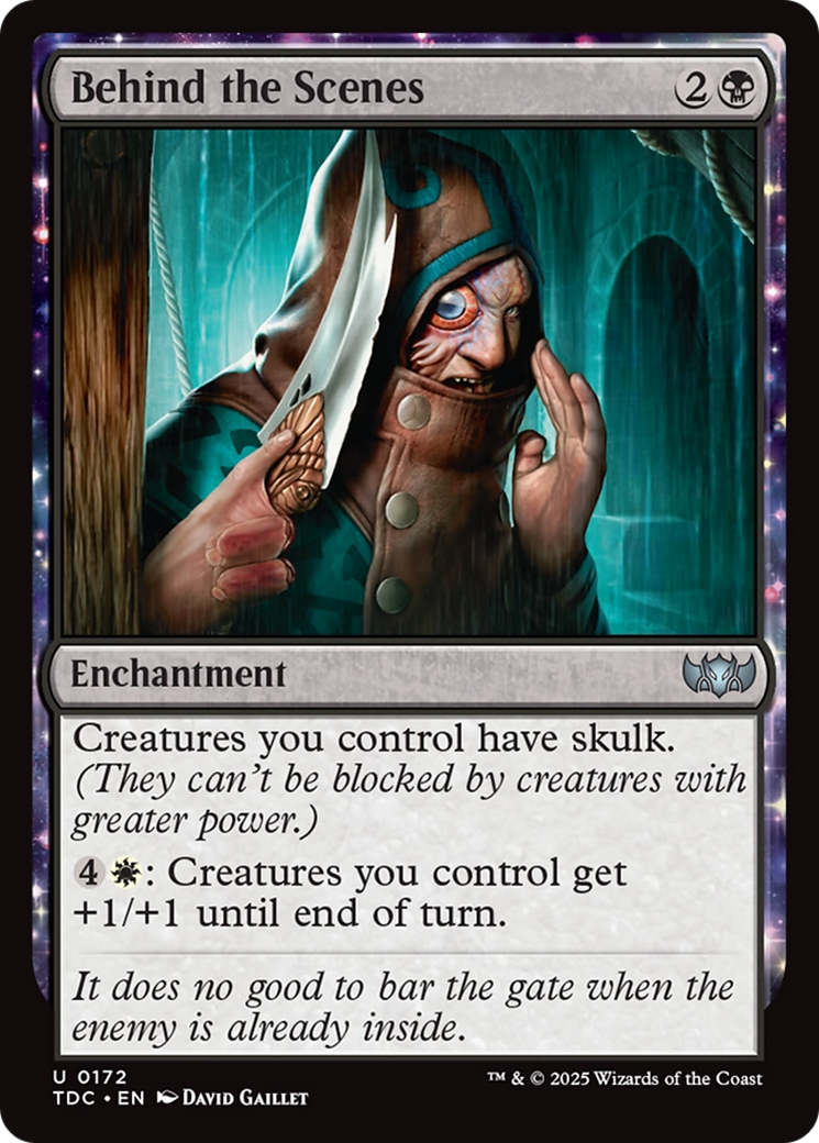 Behind the Scenes [TDC-172]