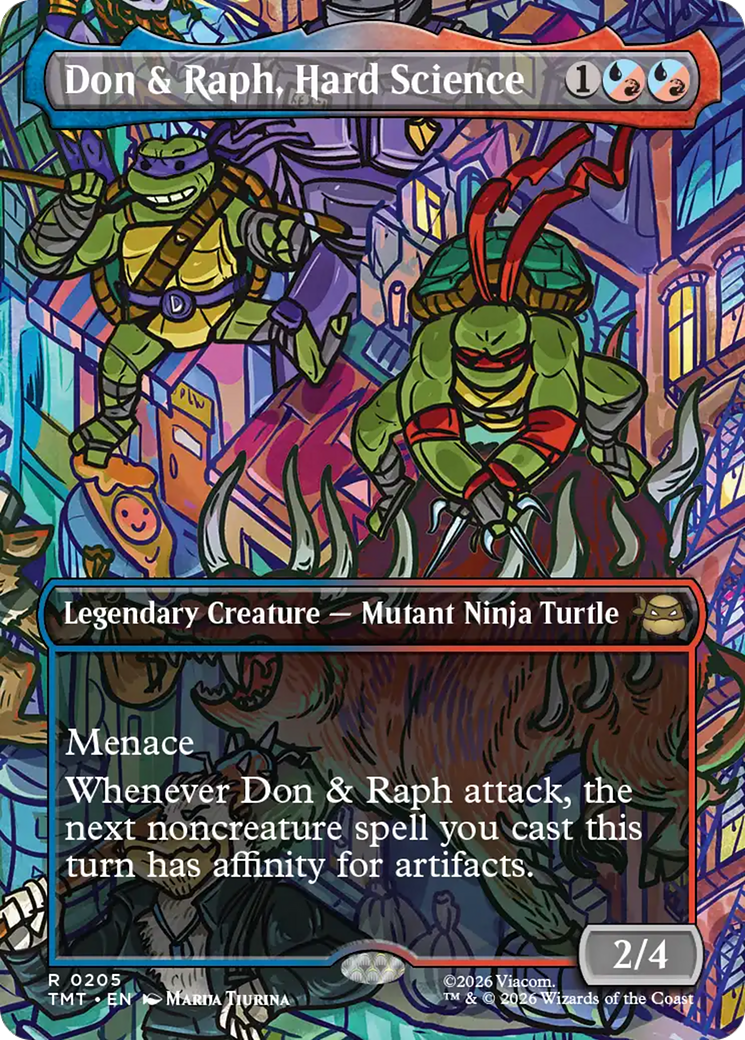 Don & Raph, Hard Science - Borderless - Full Art [TMT-205]