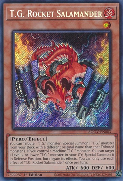 T.G. Rocket Salamander (Secret Rare) [AGOV-EN003-SeR]