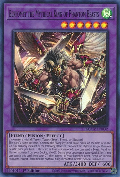 Berfomet the Mythical King of Phantom Beasts (Super Rare) [AGOV-EN032-SuR]