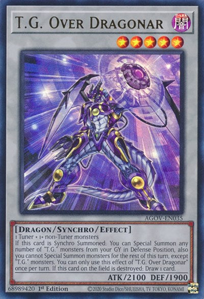 T.G. Over Dragonar (Ultra Rare) [AGOV-EN035-UR]