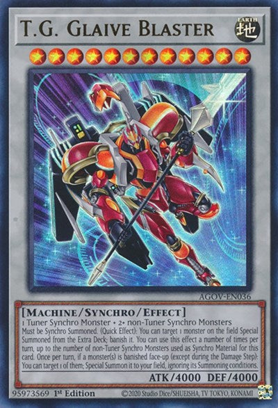 T.G. Glaive Blaster (Ultra Rare) [AGOV-EN036-UR]