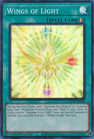 Wings of Light (Super Rare) [AGOV-EN048-SuR]