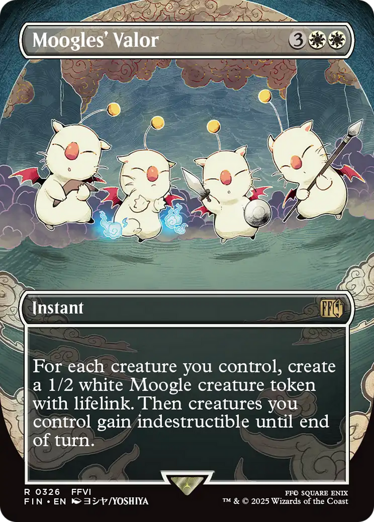 Moogles' Valor - Borderless - Full Art [FIN-326]
