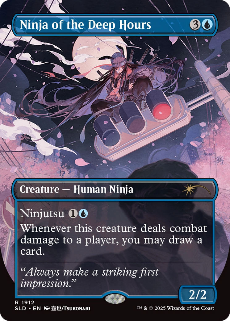 Ninja of the Deep Hours - Borderless - Full Art [SLD-1912]