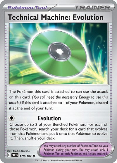 Technical Machine: Evolution - 178/182 (Uncommon) [PAR-178-U]