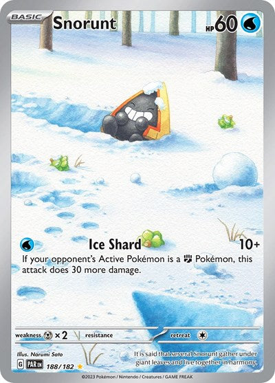 Snorunt - 188/182 (Illustration Rare) [PAR-188-IR]