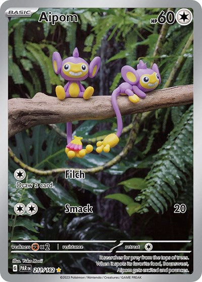 Aipom - 211/182 (Illustration Rare) [PAR-211-IR]