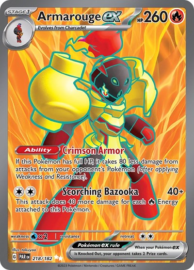 Armarouge ex - 218/182 (Ultra Rare) [PAR-218-UR]