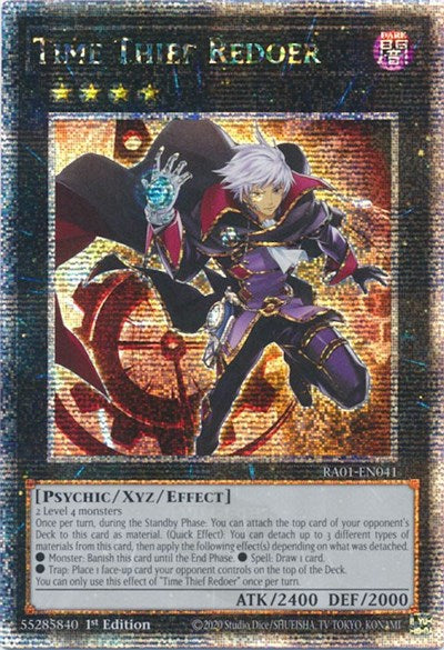 Time Thief Redoer (Quarter Century Secret Rare) [RA01-EN041-QCSR]