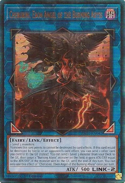 Cherubini, Ebon Angel of the Burning Abyss (Prismatic Ultimate Rare) [RA01-EN042-PUR]