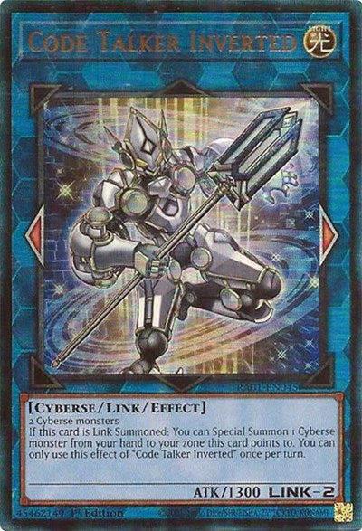 Code Talker Inverted (Prismatic Ultimate Rare) [RA01-EN045-PUR]