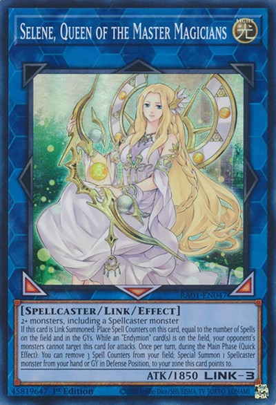 Selene, Queen of the Master Magicians (Super Rare) [RA01-EN047-SuR]