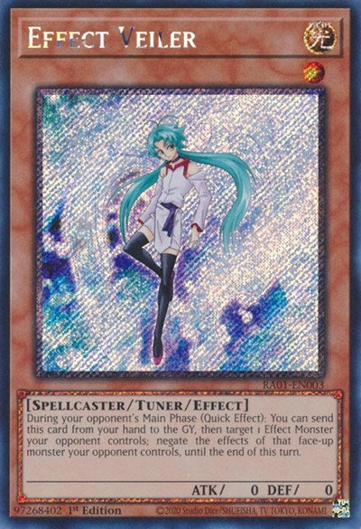 Effect Veiler (Platinum Secret Rare) [RA01-EN003-PlSR]