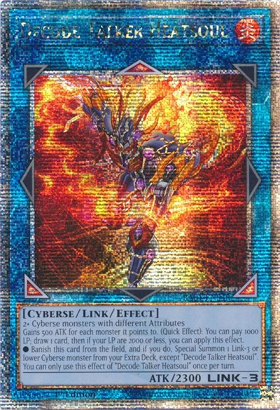 Decode Talker Heatsoul (Quarter Century Secret Rare) [RA01-EN048-QCSR]