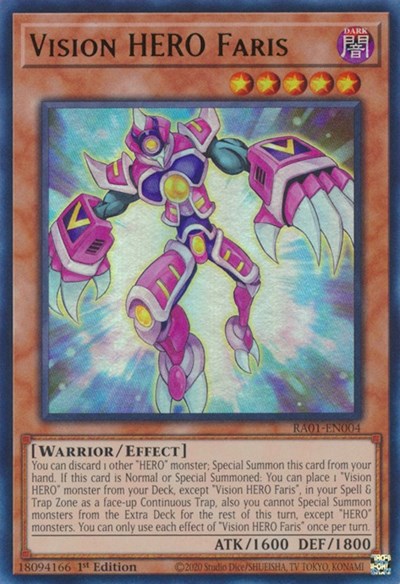 Vision HERO Faris (Ultra Rare) [RA01-EN004-UR]