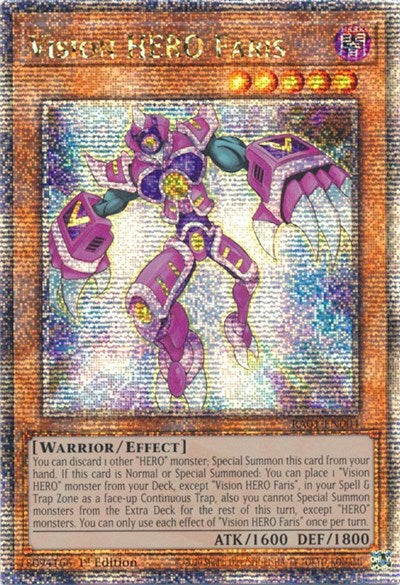 Vision HERO Faris (Quarter Century Secret Rare) [RA01-EN004-QCSR]