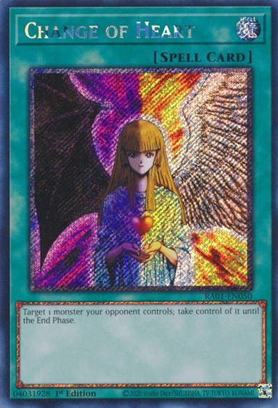 Change of Heart (Platinum Secret Rare) [RA01-EN050-PlSR]