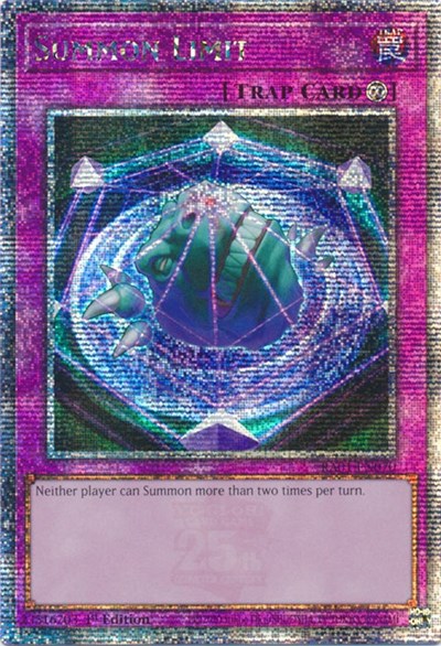 Summon Limit (Quarter Century Secret Rare) [RA01-EN070-QCSR]