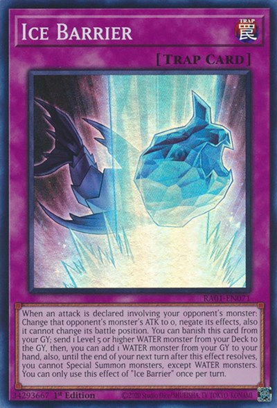 Ice Barrier (Super Rare) [RA01-EN071-SuR]