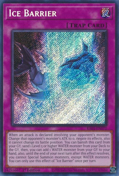 Ice Barrier (Secret Rare) [RA01-EN071-SeR]