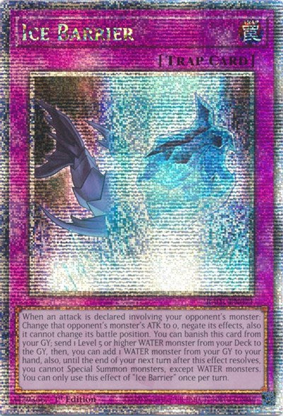 Ice Barrier (Quarter Century Secret Rare) [RA01-EN071-QCSR]