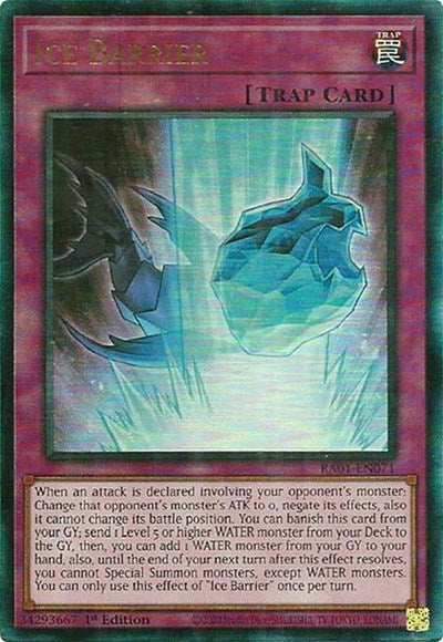 Ice Barrier (Prismatic Ultimate Rare) [RA01-EN071-PUR]
