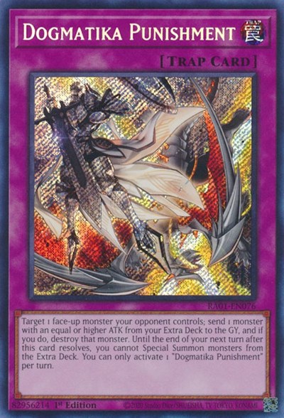 Dogmatika Punishment (Secret Rare) [RA01-EN076-SeR]