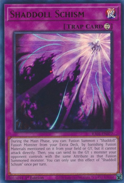 Shaddoll Schism (Ultra Rare) [RA01-EN077-UR]