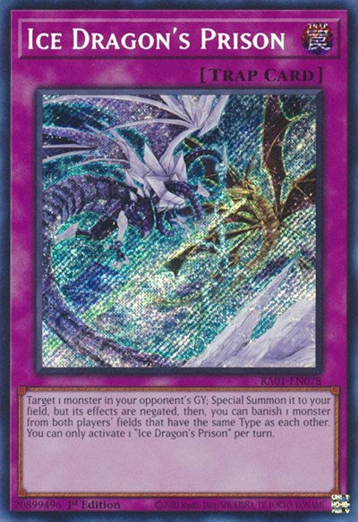 Ice Dragon's Prison (Secret Rare) [RA01-EN078-SeR]