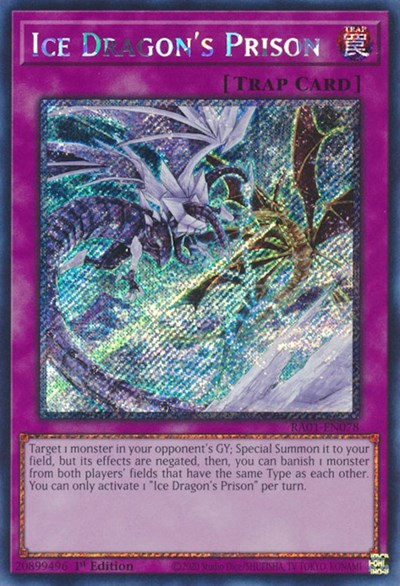 Ice Dragon's Prison (Platinum Secret Rare) [RA01-EN078-PlSR]