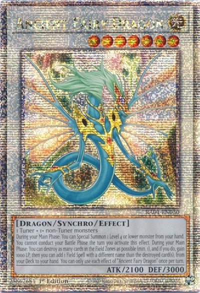 Ancient Fairy Dragon (Quarter Century Secret Rare) [RA01-EN030-QCSR]