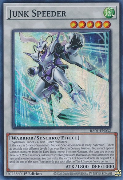 Junk Speeder (Super Rare) [RA01-EN032-SuR]