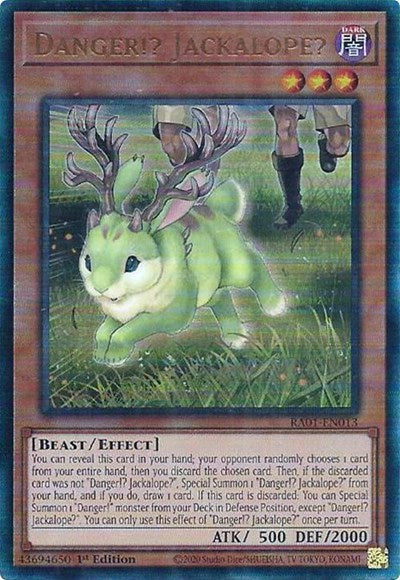 Danger!? Jackalope? (Prismatic Ultimate Rare) [RA01-EN013-PUR]