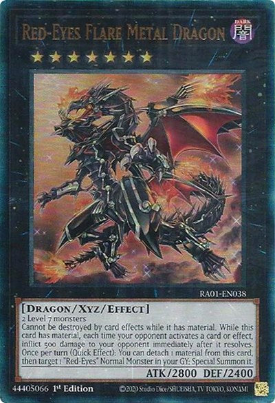 Red-Eyes Flare Metal Dragon (Prismatic Ultimate Rare) [RA01-EN038-PUR]