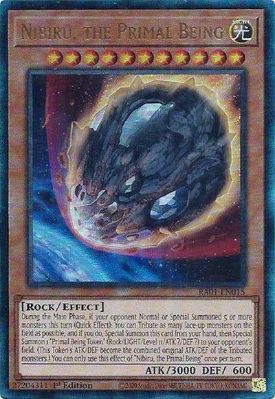 Nibiru, the Primal Being (Prismatic Ultimate Rare) [RA01-EN015-PUR]