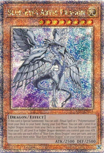 Blue-Eyes Abyss Dragon (Quarter Century Secret Rare) [RA01-EN016-QCSR]