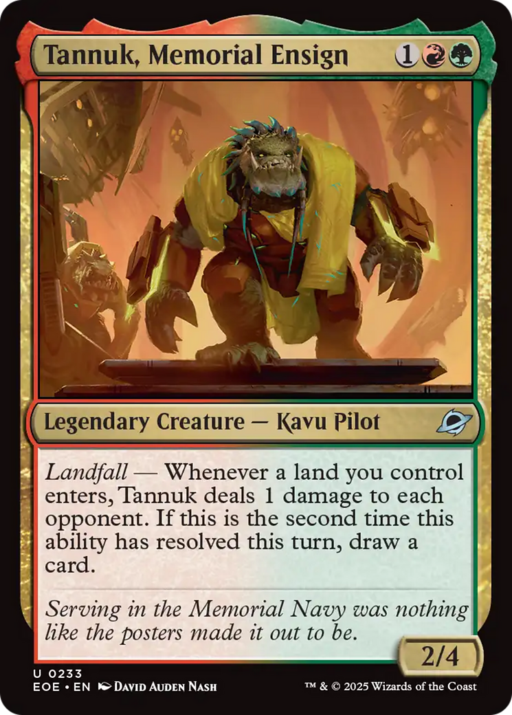 Tannuk, Memorial Ensign [EOE-233]