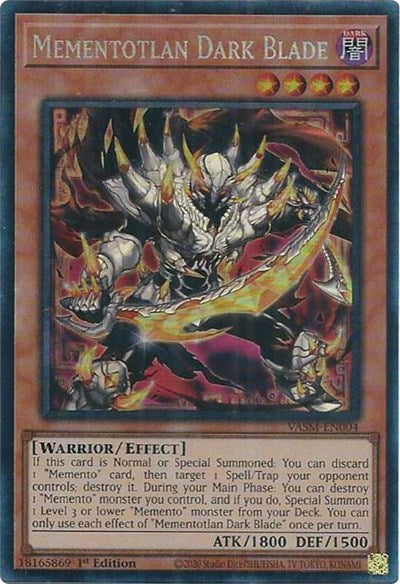 Mementotlan Dark Blade (Collector's Rare) [VASM-EN004-CR]