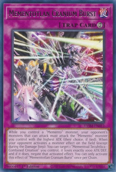 Mementotlan Cranium Burst (Rare) [VASM-EN012-R]