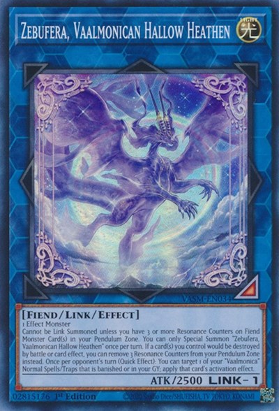 Zebufera, Vaalmonican Hallow Heathen (Super Rare) [VASM-EN034-SuR]