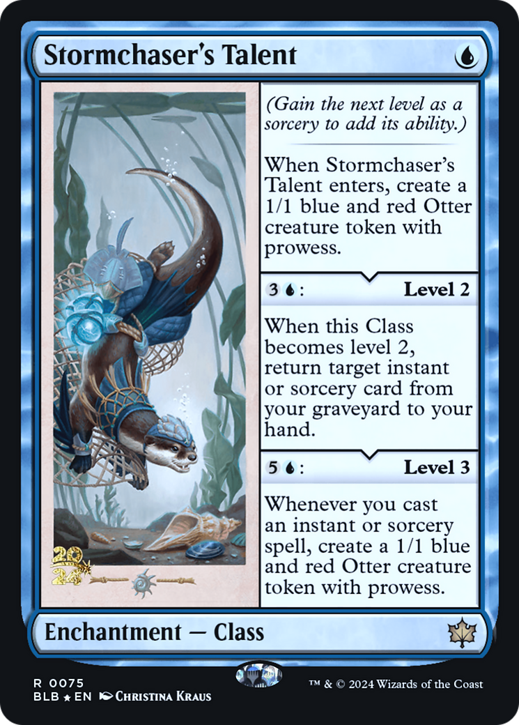 Stormchaser's Talent - Prerelease Promo [PBLB-75s]