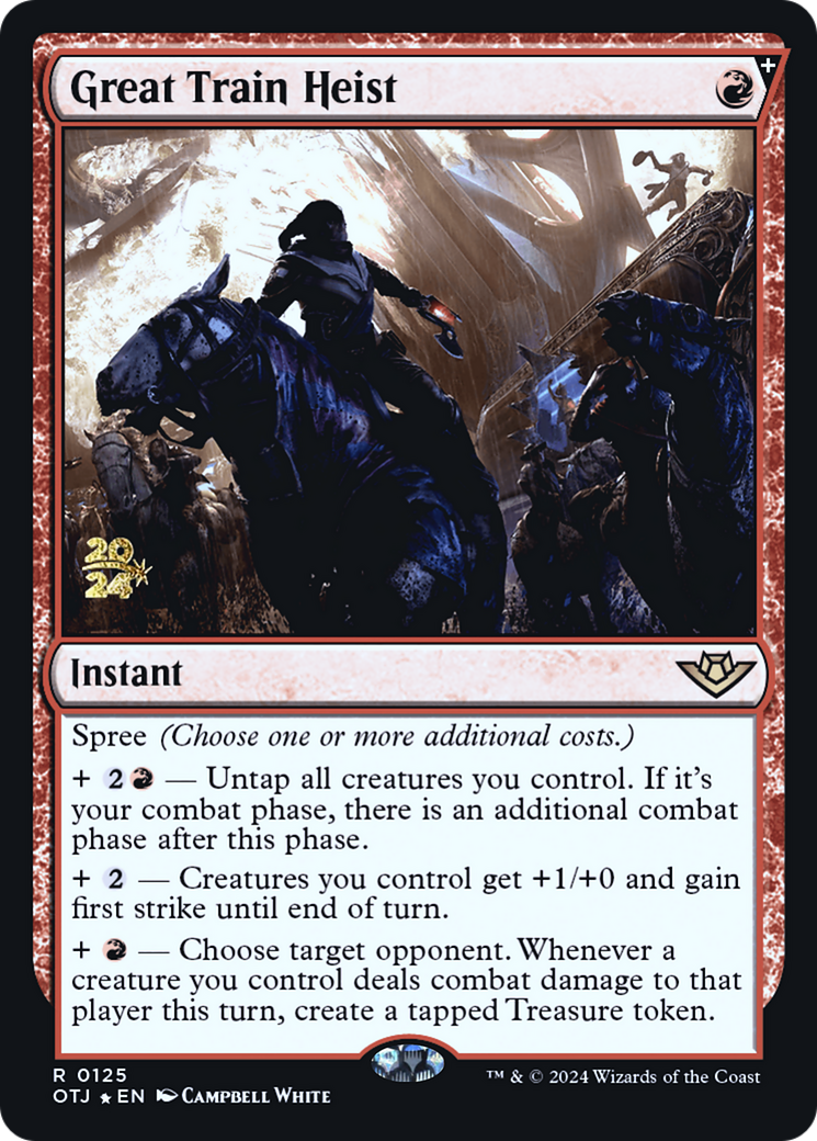 Great Train Heist - Prerelease Promo [POTJ-125s]